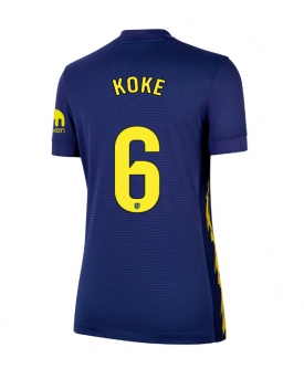 Billige Fotballdrakt Atletico Madrid Koke #6 Replika Bortedrakt Dame 2025-26 Kortermet Billige Fotballdrakt Atletico Madrid Koke #6 Replika Bortedrakt Dame 2025-26 Kortermet